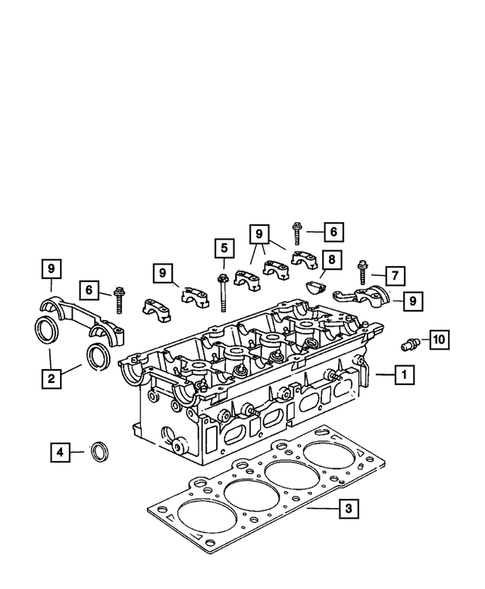 Cylinder Head for 2010 Chrysler PT Cruiser #0