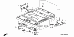 90137S30003 - Interior/Bumper: SCREW, ET (6X18) for Honda Image
