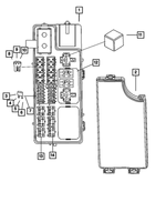68156274AA - Electrical: J Case Fuse for Mopar Image