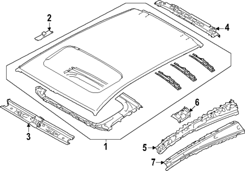 Roof & Components for 2025 Subaru Impreza #0