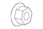 1339506001 - Body: Lock Nut for Genesis: Electrified G80, Electrified GV70, G70, G80, G90, GV60, GV70, GV80, GV80 Coupe | Hyundai: Accent, Azera, Elantra, Elantra Coupe, Elantra GT, Elantra N, Genesis, Genesis Coupe, Ioniq, Ioniq 5, Ioniq 6, Kona, Kona Electric, Palisade, Santa Cruz, Santa Fe, Santa Fe Sport, Santa Fe XL, Sonata, Tucson, Veloster, Veloster N, Venue Image