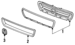 75010SP0A00 - Body: Grille for Acura Image