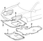 1245202724 - : Side Shield for Mercedes-Benz Image