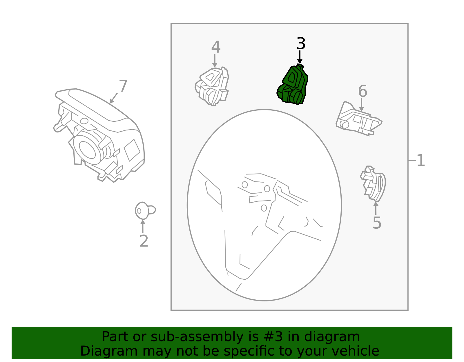 2013-2019 Ford Motorcraft™ Steering Wheel Radio Controls SW-6907 ...