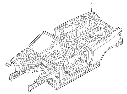 Body Shell for 2008 BMW 128i #0