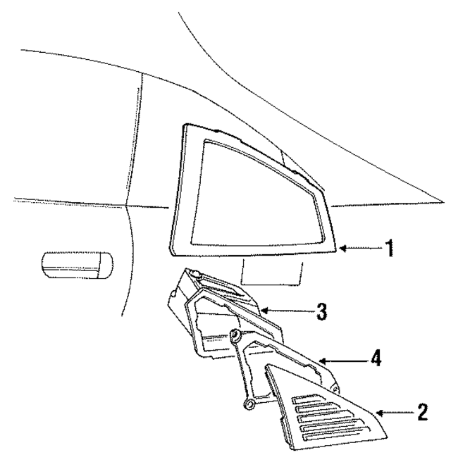 6293117030 - : Instrument Panel Air Duct for Toyota Image