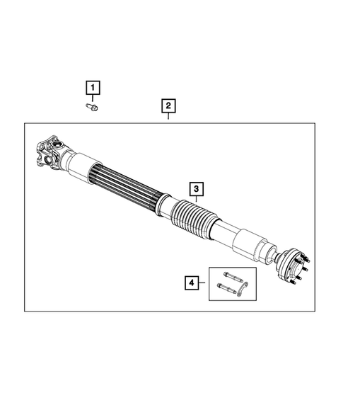 Drive Shaft for 2018 Jeep Wrangler #1