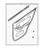 833012D130ZA - : 2004-2006 Hyundai Elantra - Door Trim Panel for Hyundai: Elantra Image