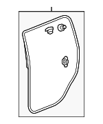 72855SZAA01ZC - : Rear Weather-Strip for Honda: Pilot Image