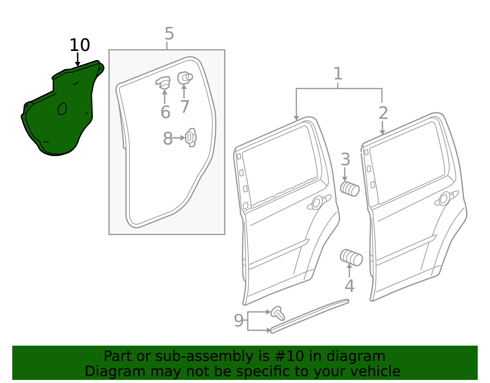 72861-SZA-A01 - Water Deflector 2009-2015 Honda Pilot | Honda Parts Online