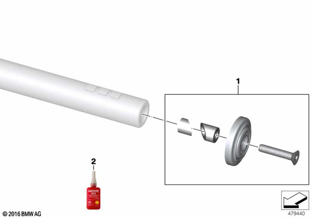83192210339 - Design: Thread Lock, Medium-Strength - 10ML for BMW-Motorrad Image