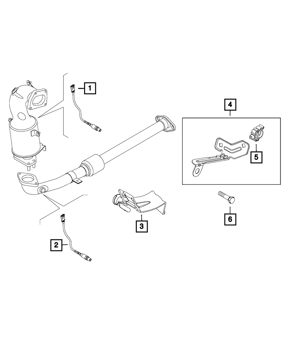 Oxygen Sensor Bracket - Mopar (68254759AA)