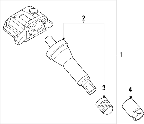 Tire Pressure Monitor Components for 2023 Genesis GV60 #0
