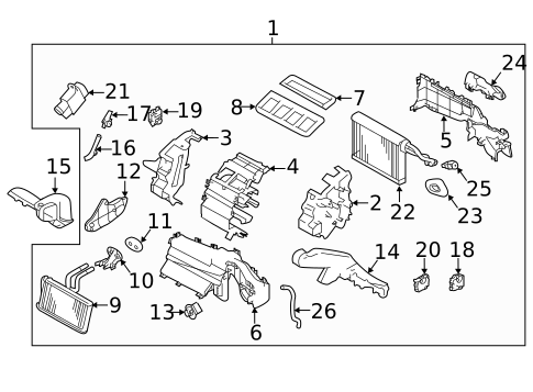 A/C Flow Restrictors for 2023 Subaru Crosstrek #0