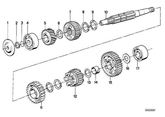 23221231523 - : Gear Wheel 1ST Gear       for BMW-Motorrad Image