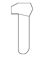 7T4Z78610A16CB - Body: Headrest Guide for Ford: Edge | Lincoln: MKX Image