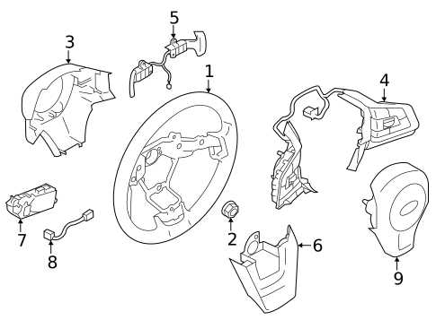 Steering Wheel & Trim for 2025 Subaru Crosstrek #0