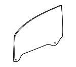 51337290860 - Body: Door Glass for BMW: i3, i3s Image