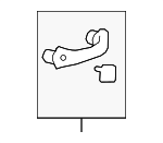 20986858 - Body: Interior Grab Bar for Cadillac: Escalade, Escalade ESV, Escalade EXT | Chevrolet: Avalanche, Silverado 1500, Silverado 2500 HD, Silverado 3500 HD, Suburban 1500, Suburban 2500, Tahoe | GMC: Sierra 1500, Sierra 2500 HD, Sierra 3500 HD, Yukon, Yukon XL 1500, Yukon XL 2500 Image