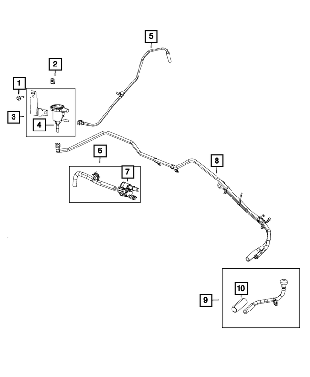 68193311AB - Emission Controls: Vapor Canister Purge Harness for Mopar Image image