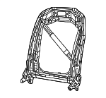 68272070AC - Body: Seat Back Frame for Ram: 1500 Image
