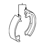 440607B025 - : Brake Shoes for Nissan Image