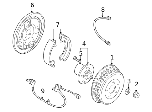 Anti-Lock Brakes for 2000 Nissan Quest #0