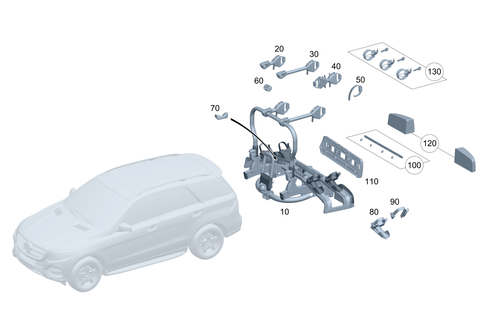 Rear End Carrier Systems for 2024 Mercedes-Benz GLS63 AMG #0
