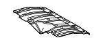 58327F6010 - Exhaust: Muffler Shield for Lexus: NX250, NX350, NX350h, NX450h+ Image