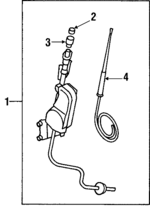MB953709 - : Antenna Mast for Mitsubishi: Diamante Image
