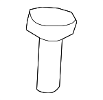 81143SM4J01ZA - Body: Headrest, Center Guide for Honda: Civic, CR-V, Fit, Odyssey, Pilot Image