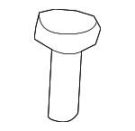 81144S0AJ01ZF - Body: Headrest, Center Guide for Honda: Civic, CR-V, Fit, Odyssey, Pilot Image