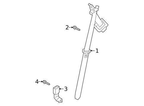 Second Row Seat Belts for 2025 Kia Telluride #0