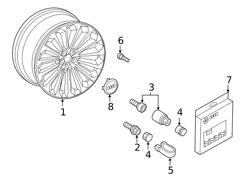Wheels for 2022 Audi e-tron S #1
