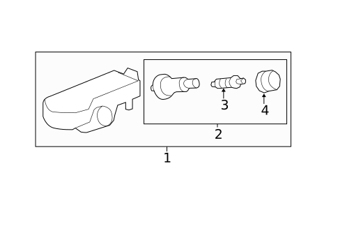 Tire Pressure Monitor Components for 2015 Chevrolet Captiva Sport #0