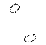 13718655215 - Engine: Intake Hose Clamp for BMW Image