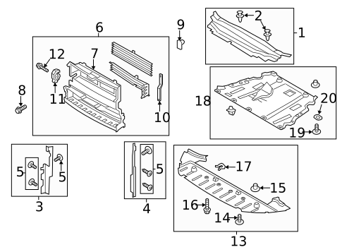Splash Shields for 2014 Lincoln MKZ #0