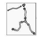 3QF122157D - Cooling System: Rear Hose for Volkswagen: Atlas Image