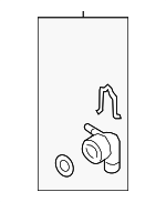 3QF122291 - Cooling System: Upper Coupling for Volkswagen: Atlas, Atlas Cross Sport Image