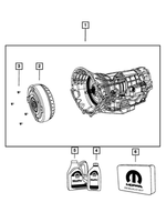 R8051230AC - 545RFE; 5-Speed; Automatic Transmission: With Torque Converter Transmission Kit for Mopar Image