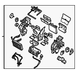 971004D400 - HVAC: Evaporator Assembly for Hyundai: Entourage Image