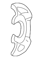 18025958 - Brakes: Splash Shield for Chevrolet: Classic, Malibu | Oldsmobile: Alero, Cutlass | Pontiac: Grand Am Image