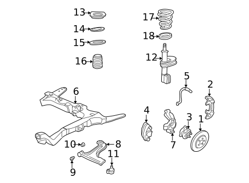 Shocks & Struts for 1998 Chevrolet Malibu #0