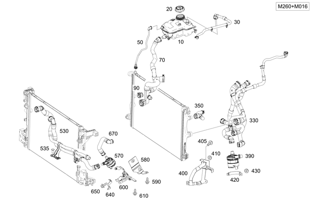 1775019201 - Radiator: Bleed Line for Mercedes-Benz: 220a, A220, A35 AMG, CLA250, CLA35 AMG, GLA250, GLA35 AMG, GLB250, GLB35 AMG Image image