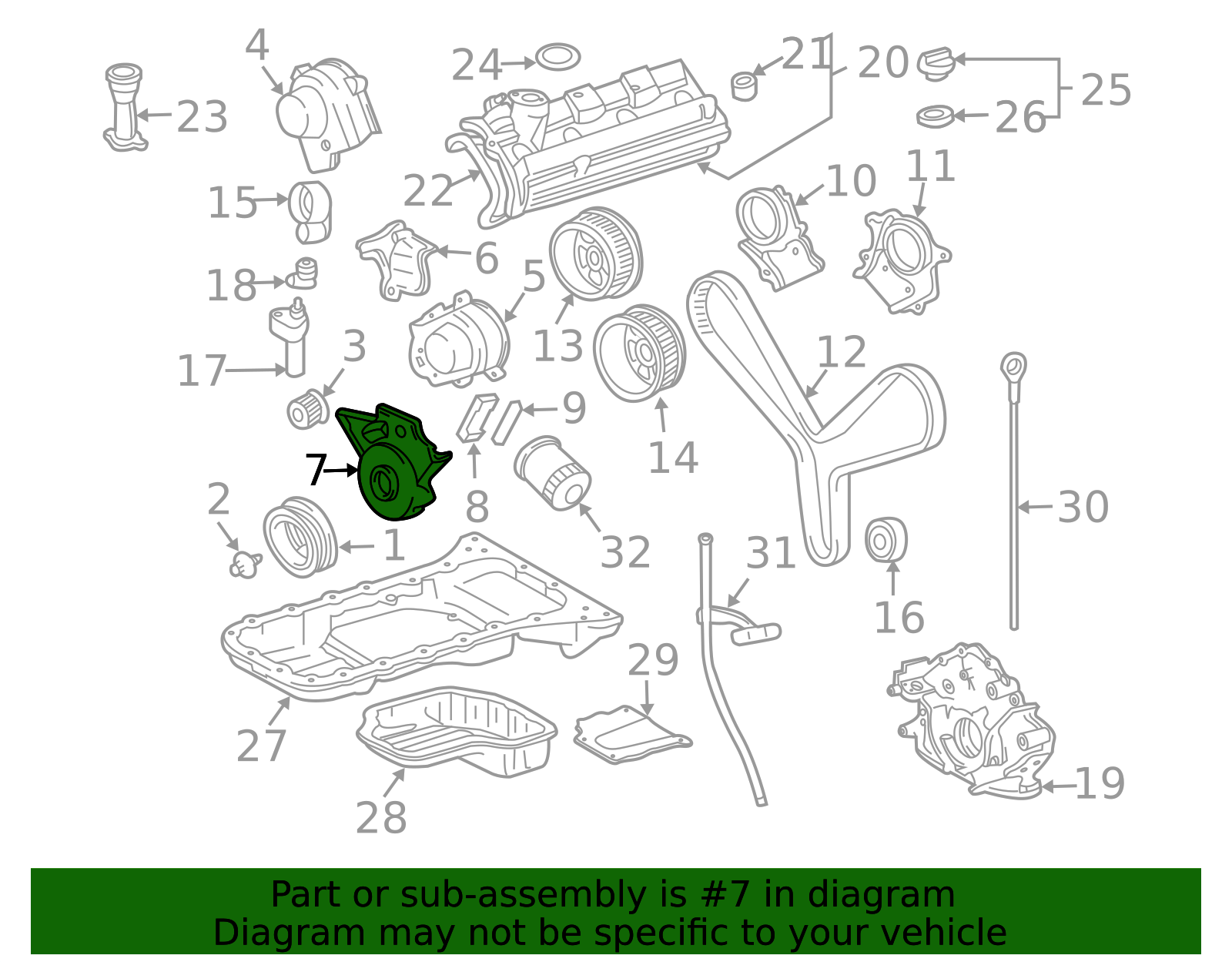 1998-2009 Toyota Engine Timing Cover 11302-50040 | OEM Parts Online