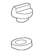 1218050031 - : Engine Oil Filler Cap for Toyota: 4Runner, Land Cruiser, Sequoia, Tundra Image