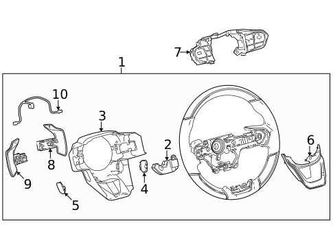 Steering Wheel & Trim for 2025 Lexus NX350h #1