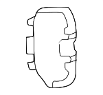 45186F6010C0 - Steering: Hole Cover for Lexus: GX550, LX600, LX700h, NX250, NX350, NX350h, NX450h+, RX350, RX350h, RX450h+, RX500h, RZ300e, RZ450e, TX350, TX500h, TX550h+ Image