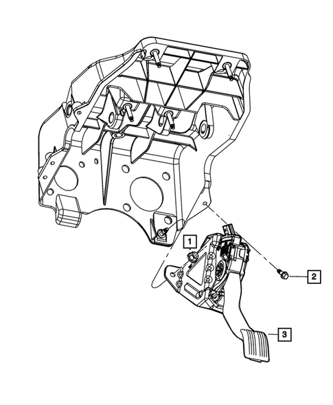 Accelerator Pedal for 2010 Dodge Ram 3500 #1