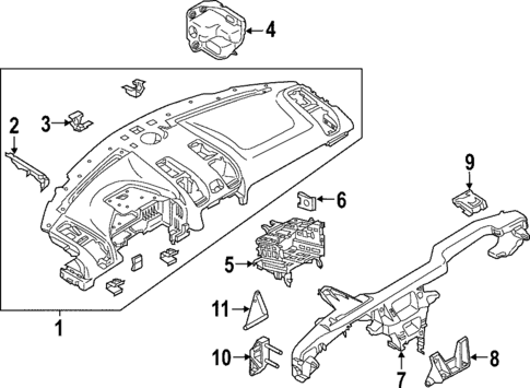 Instrument Panel for 2024 Porsche 718 Cayman #0
